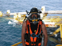 surface air supplied diving